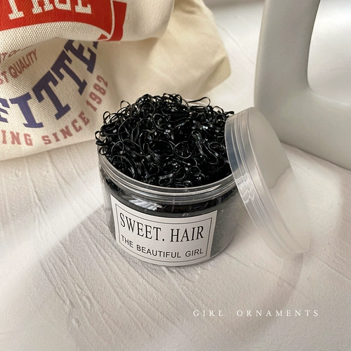 Детская маленькая безвредная одноразовая резинка для волос, в корейском стиле, не повреждает волосы