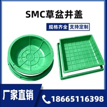 Resin Composite Grass Basin Well SMC Lawn Well Cover Sinking Type Resin Plant Well Cover Greening Invisible Seed Tree Well Cover