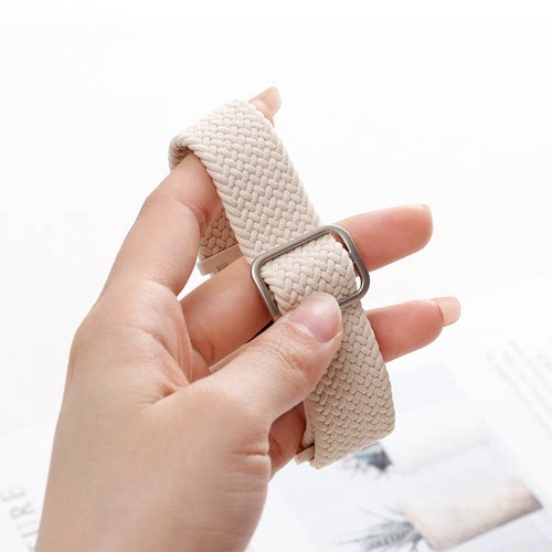 适用华为gt2手表gt3表带watchgt2智能Magic2尼龙watch3pro编织帆布米兰运动S1小米Color女GT1高级新款 - 图3