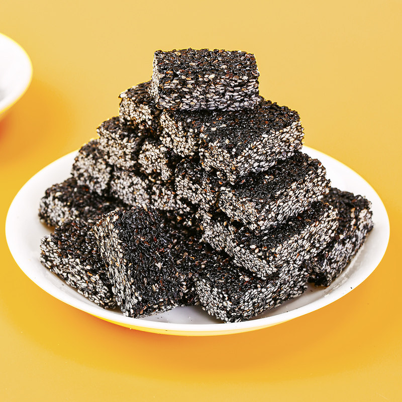 中麻无糖黑芝麻酥黑芝麻饼薄脆高钙高蛋白芝麻中式糕休闲零食208g,淘宝优惠券,粉丝福利购,淘宝优惠卷