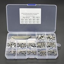 240Pcs Grub Screw Cup Point Hex Head Socket Set M3x3 M3x4
