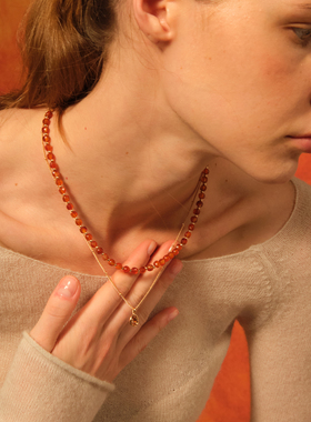 LAZY CIRCLES基础款小吊坠锁骨链送闺蜜新年礼精致百搭细款项链