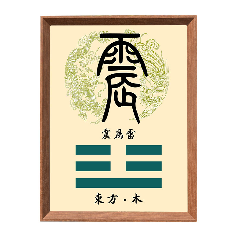 乾坤离震兑巽坎艮图装饰画周易八卦补角挂画相框摆台客厅风水摆件,淘宝优惠券,粉丝福利购,淘宝优惠卷