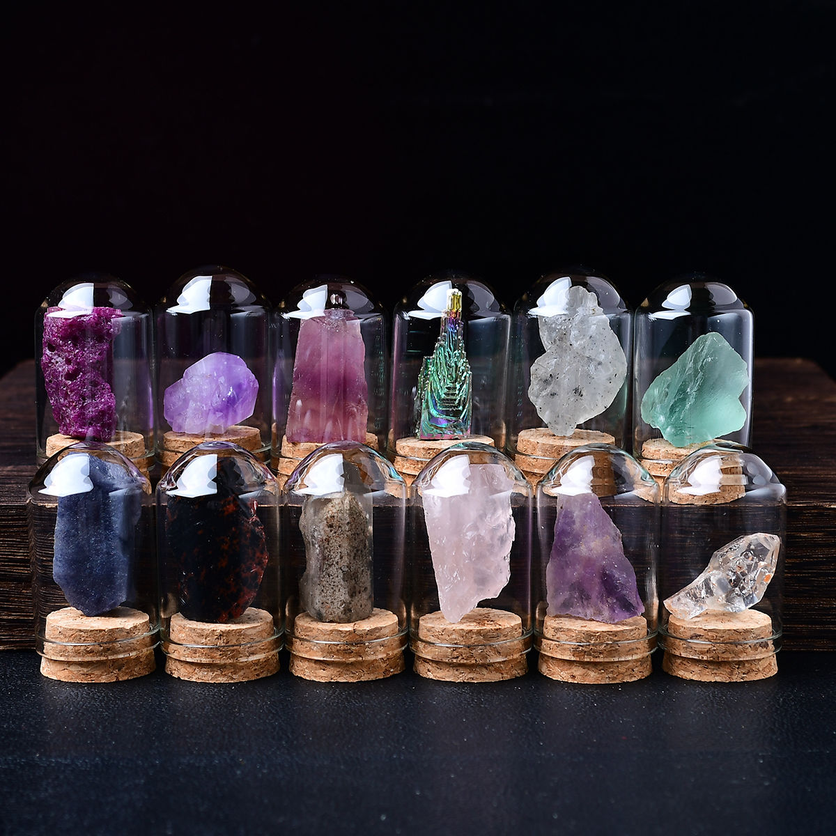 生日礼物小众冷门天然水晶原石矿石标本摆件水晶科普罕见小玩意 - 图3