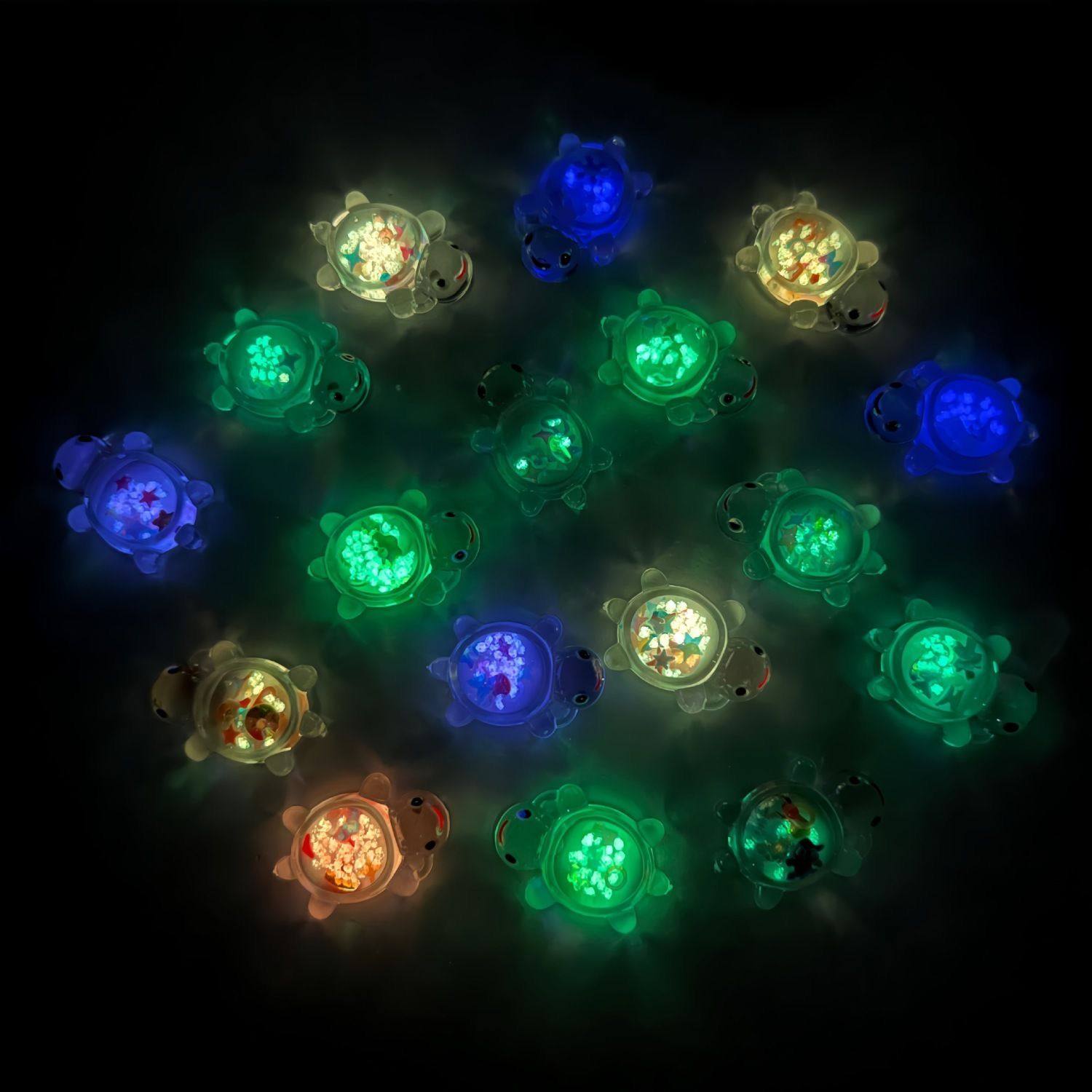 新款夜光透明亮片乌龟盲袋diy玩具可爱桌面摆件潮玩饰品diy配件,淘宝优惠券,粉丝福利购,淘宝优惠卷