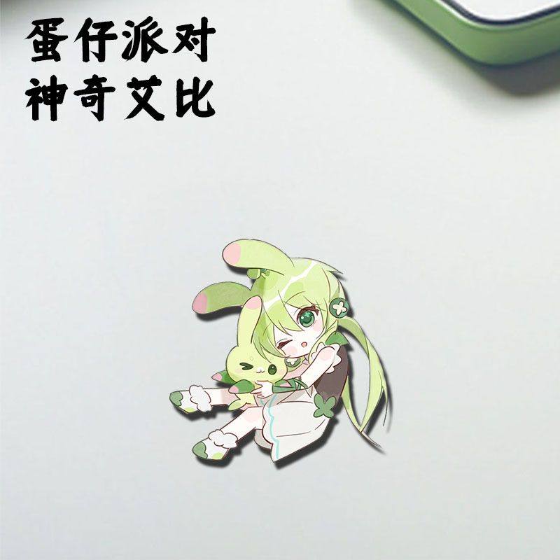 神奇艾比蛋仔派对周边亚克力胸针水捏捏爆爆狐小众ins风徽章挂件