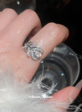 韩系ins锆石花朵开口手镯冷淡风