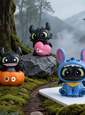 爆款玩小红书手办驯龙摆件高手