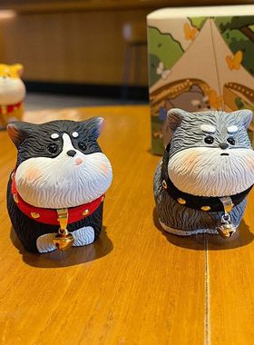 树脂可爱解压女原创精致摆饰狗狗