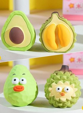 风装饰品水果摆饰内饰居家木雕