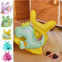 Shino Lovers Cross Border Ins Thickened Children Cute Dinosaur Inflatable Swimsuit Baby Buoyancy Vest Life Vest Swim Circle