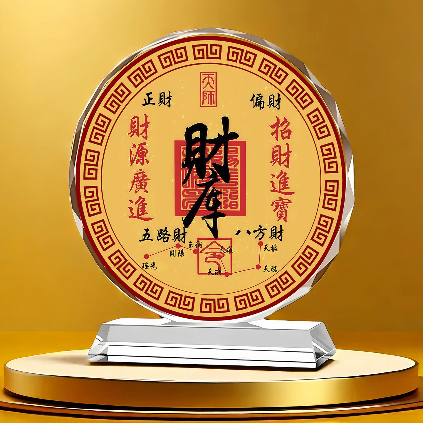 财库水晶摆件招财进宝开财库桌面装饰公司店铺客厅乔迁送礼物摆台,淘宝优惠券,粉丝福利购,淘宝优惠卷