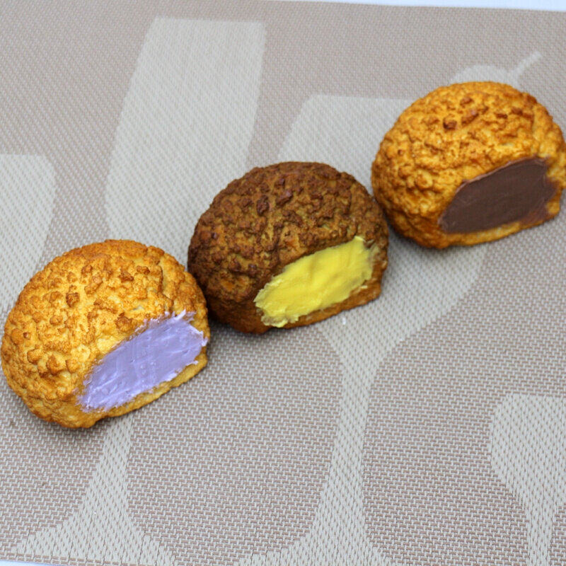 仿真奶油泡芙模型食品食物模型订制仿真甜品糕点模型W展示摆设道,淘宝优惠券,粉丝福利购,淘宝优惠卷