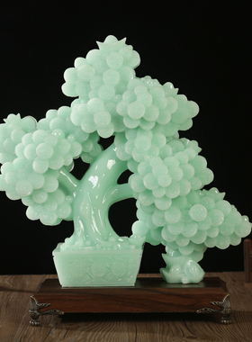 摇钱树发财树摆件收银台装饰品