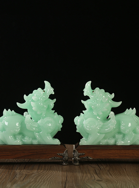 招财聚财貔貅一对家居摆件