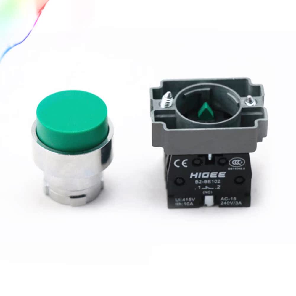 XB2-BL31/42/21/51/61 22mm reset(ON)- OFF high push button-图3