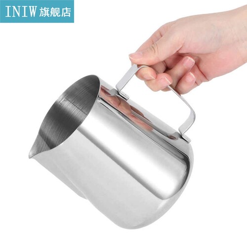 Stainless Steel Milk Frothing Pitcher Coffee Cup with Scale - 图3