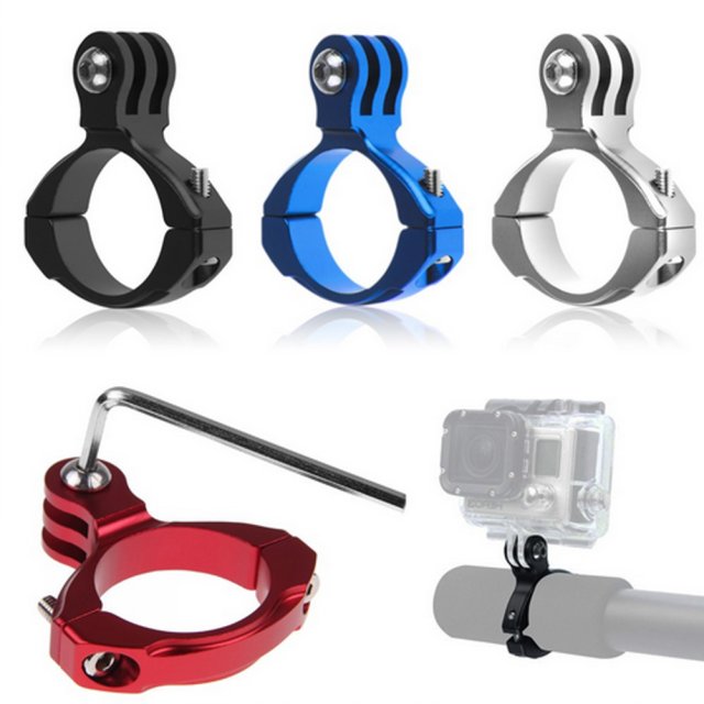 Motorcycle Handlebar Clip Holder Bicycle Bike Handlebar Bar - 图0