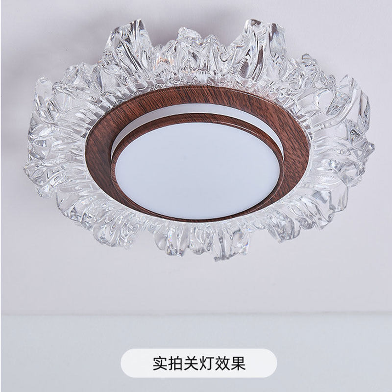 阳台灯过道灯走廊玄关入户高级感中古风衣帽间花朵花瓣led吸顶灯b,淘宝优惠券,粉丝福利购,淘宝优惠卷