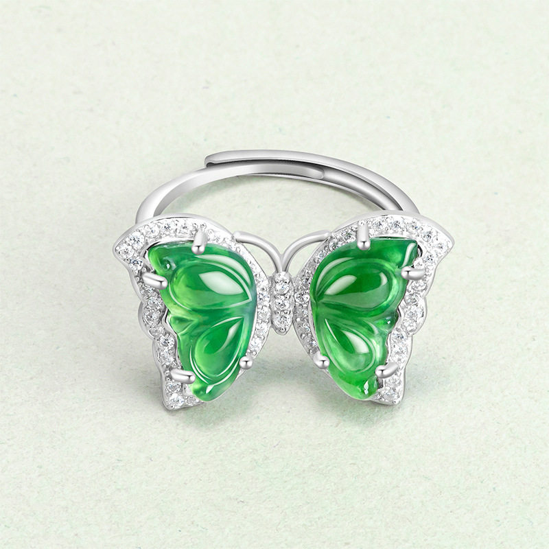 Cuiyingfu natural jade ice type sun green