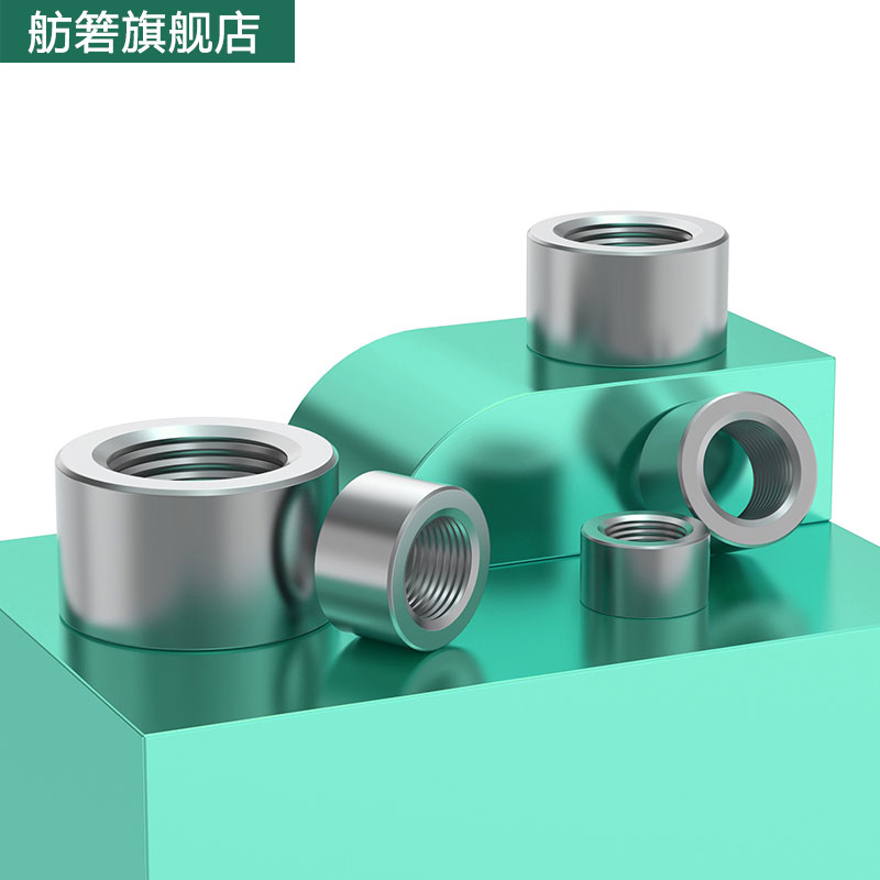 304/316不锈钢内丝焊接油口底座堵头内丝螺纹座G1/81/43/81/23/4 - 图1