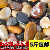 5 Catty Pebble Stones Rain Flowers Stones Original Stone Natural Small Stones Pebble Fish Tank Bottom Sand Build Up Decoration Five Colorful Goose Soft Stones