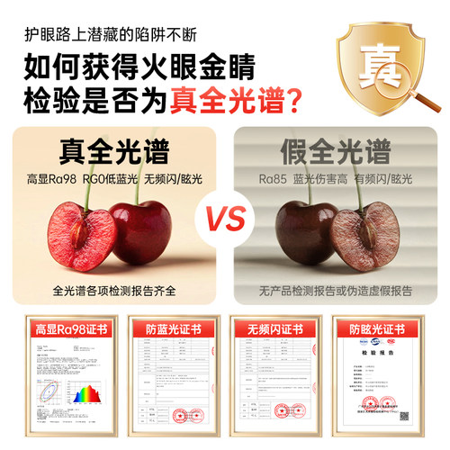 吸顶灯led灯芯高显护眼光源模组卧室改造全光谱智能磁吸替换灯盘 - 图2