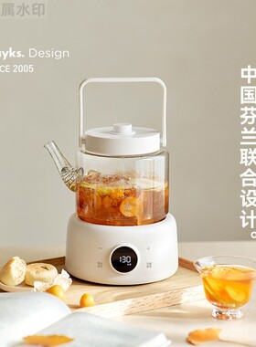 olayks立时全玻璃养生壶炖煮一体办公室小型煮茶多功能家用烧水壶