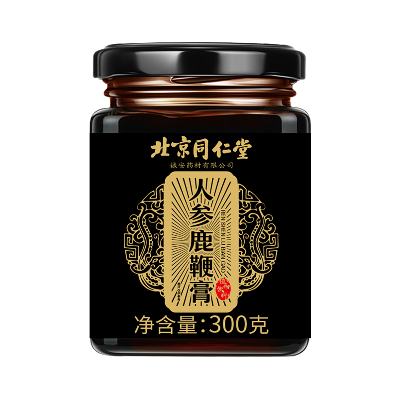 北京同仁堂人参鹿鞭膏300g/罐