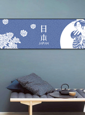 浮世绘寿司店料理店是装饰画日式