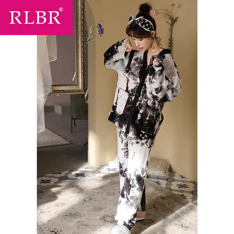 rlbr秋冬新款北极绒休闲家居服 RLBR睡衣/家居服套装