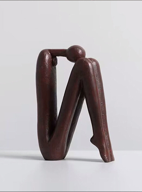 现代轻奢样板间书柜软装饰品售楼处层架电视柜装饰画书房摆件组合