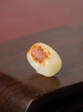 新疆和田玉籽料勒子手串配饰