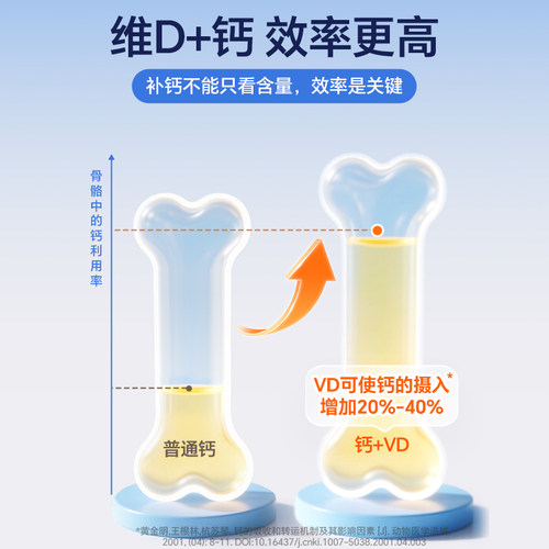 BBA海藻钙【升级款】乐米倍优小熊钙180mg补高含海藻钙婴幼儿童钙 - 图1