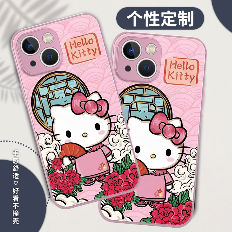 HelloKitty手机壳华为mate60Pro哈喽Kitty可爱nova12国风11古风hello凯特kt猫10粉色p60p50适用40荣耀100女90 - 图2