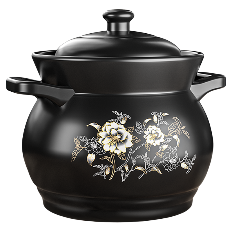 砂锅炖锅家用燃气耐高温干烧不裂陶瓷锅煲汤锅煤气灶专用沙锅汤煲,淘宝优惠券,粉丝福利购,淘宝优惠卷