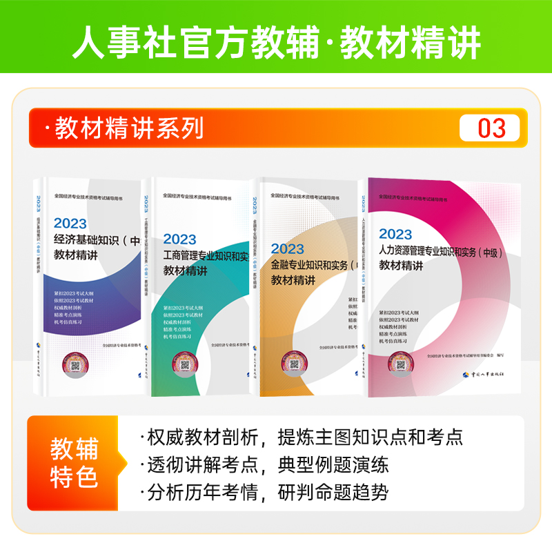 中级经济师一章一练教材精讲重难点详解中级经济师2024年教材人力资源工商管理金融财政税收农业建筑房地产知识产权中国人事出版社 - 图2