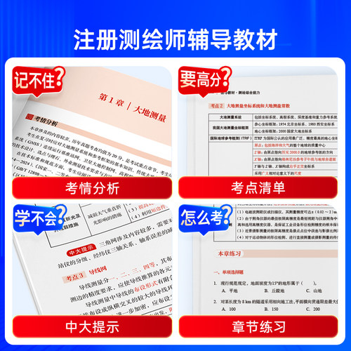 中大网校测绘注册师教材2026管理与法律法规综合能力案例分析教材注册测绘师考试教材历年真题试卷测绘注册师教材2025测绘师教材 - 图1