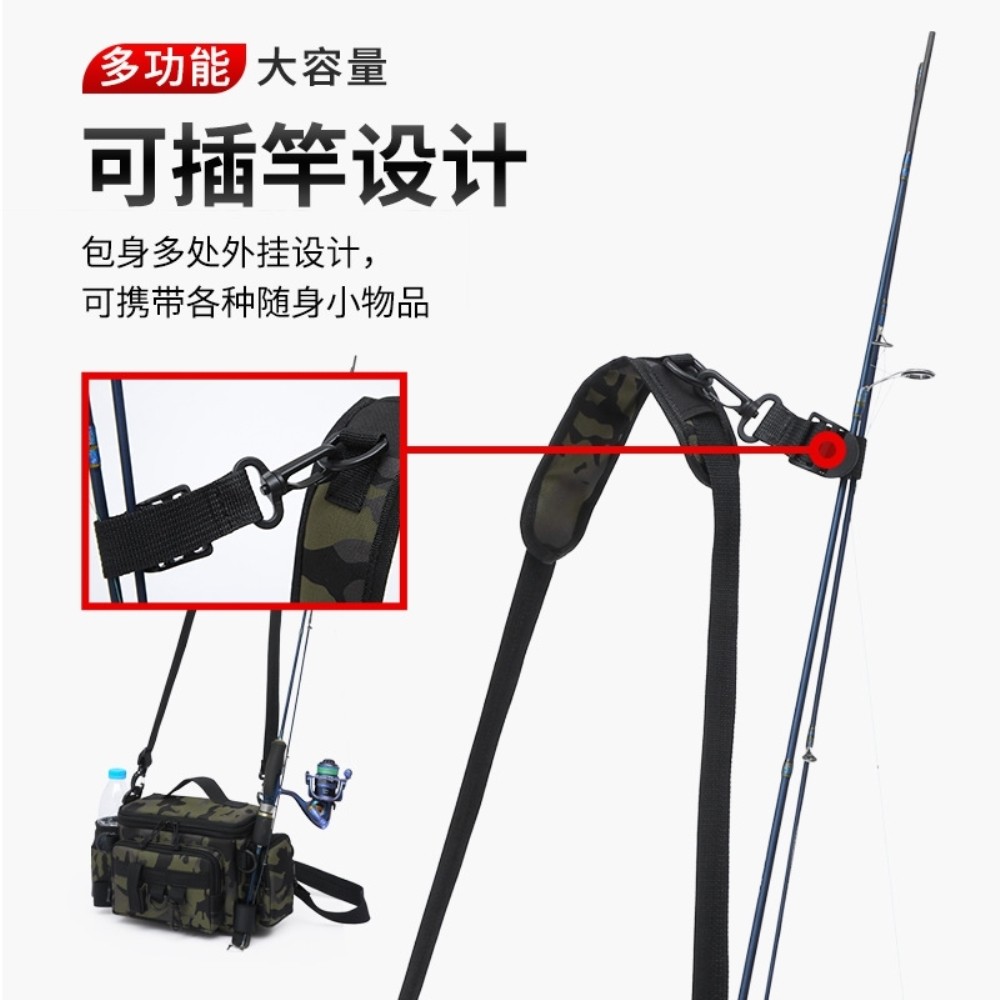 路亚包专用收纳包多功能腰包单肩包钓鱼斜挎包假饵渔具竿包大容量,淘宝优惠券,粉丝福利购,淘宝优惠卷
