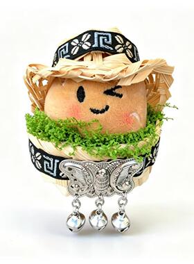 贵州云南民族风草帽小土豆磁力