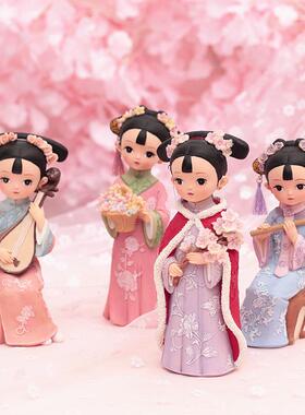 创意礼品少心宫廷风1060女孩摆品件我是格复古装格饰玩女偶女生日