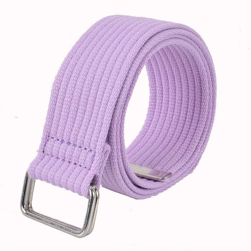 新潮款帆布腰带男女年轻人双环扣编织裤带百搭时尚个性黑色皮腰带,淘宝优惠券,粉丝福利购,淘宝优惠卷