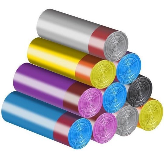 Thickened plastic garbage bags automatically close