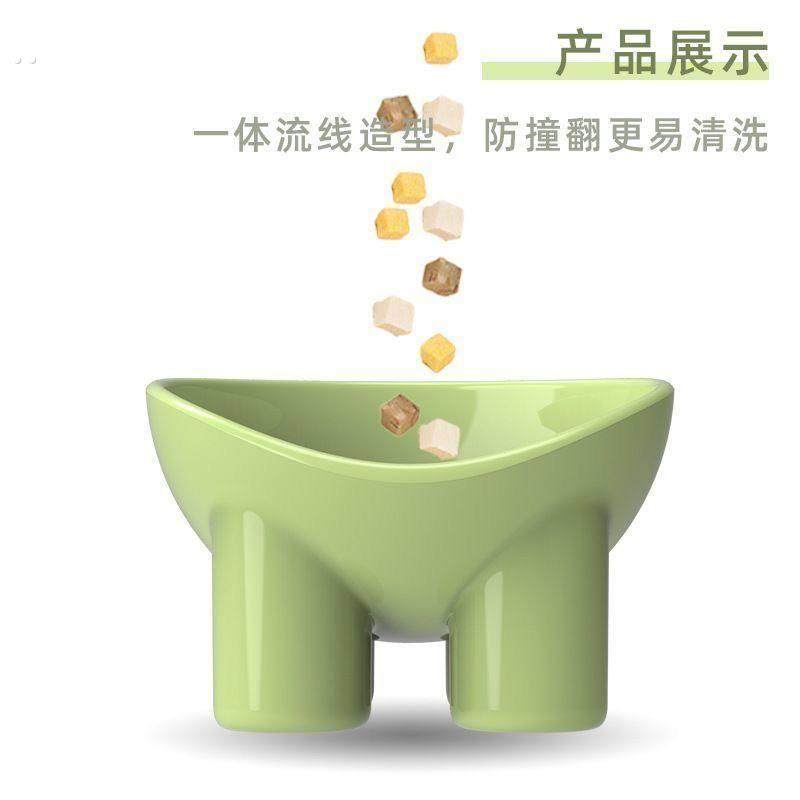 新款宠物碗马卡龙色象腿护颈碗高脚斜口饮水防打翻狗狗碗猫咪饭碗,淘宝优惠券,粉丝福利购,淘宝优惠卷