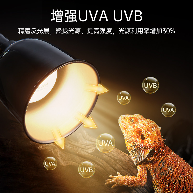 其鳞定时灯罩陶瓷加热灯晒背灯乌龟守宫爬宠uvb架爬宠蜥蜴饲养缸,淘宝优惠券,粉丝福利购,淘宝优惠卷