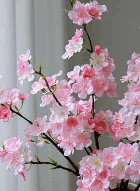 樱花客厅室内绢花花瓣柔软细腻
