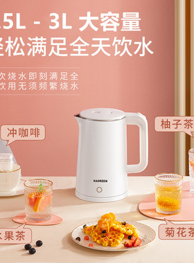 电热烧水壶家用保温一体小型自动热水全宿舍开水2026新款恒温智能