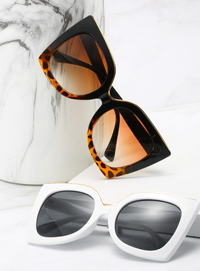 日本topwhit大框太阳镜 欧美潮流眼镜 时尚sunglass墨镜