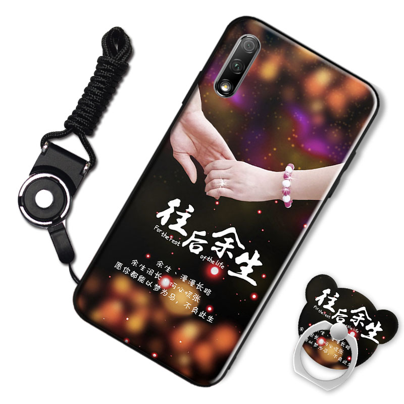华为荣耀9x手机壳男女2021新款honor9x全包防摔硅胶软壳可爱