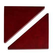 Rubber wood pedal manufacturer custom-made solid wood step plate terracing steel structure stairs cement stairs home tread board